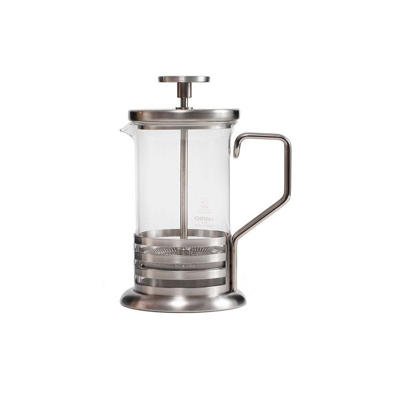 Hario Harior Bright - machine à piston café ou thé   - Silver 600ml