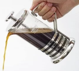 Hario Harior Bright - machine à piston café ou thé - Silver 600ml