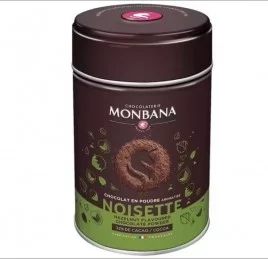 Chocolat en Poudre arôme NOISETTE - 32% de cacao 250gcaféterie Guillaume%description_short|limit|%