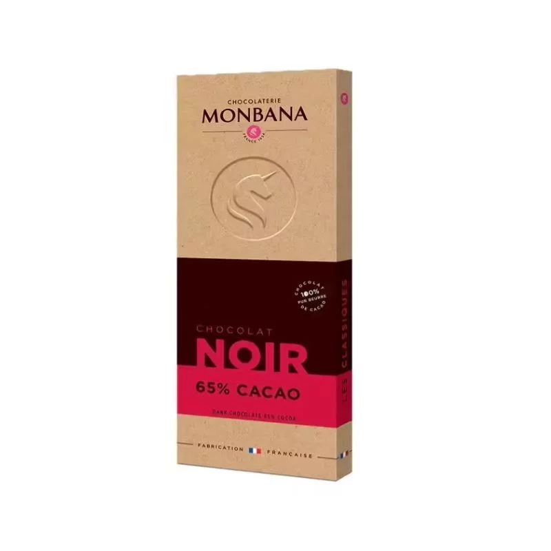 Tablette chocolat Noir 65% de cacao100g Tablette chocolat Noir 65% de cacao100g