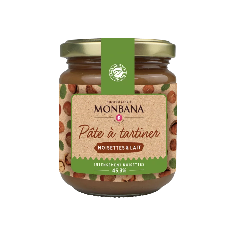 Pâte à tartiner Noisettes & Lait 200g Pâte à tartiner Noisettes & Lait 200g