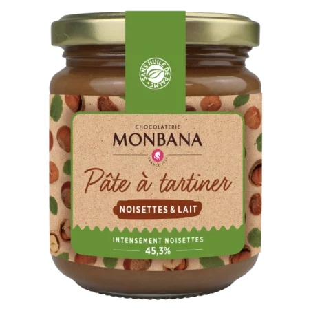 Pâte à tartiner Noisettes & Lait  200g