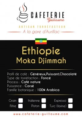 Café Moka Ethiopie - Djimmahcaféterie Guillaume%description_short|limit|%