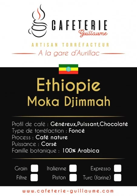 Café Moka Ethiopie - Djimmah