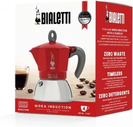 Cafetière Italienne Bialetti 4 tasses 150 ml pour INDUCTION et tout feux