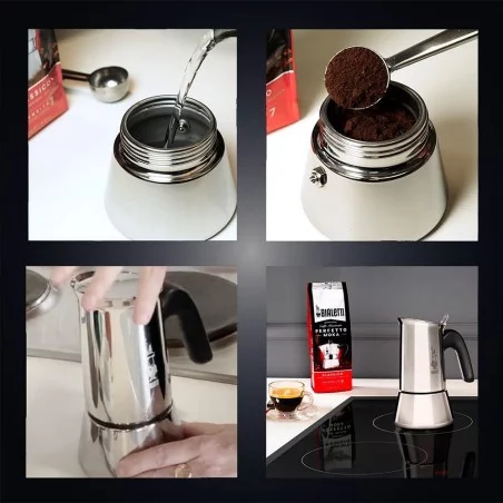 Cafetière Italienne Bialetti VENUS pour INDUCTION et tout feux