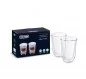 Lot de 2 tasses latte macchiato 220 ml De’Longhi – double paroi Lot de 2 tasses latte macchiato 220 ml De’Longhi – double paroi
