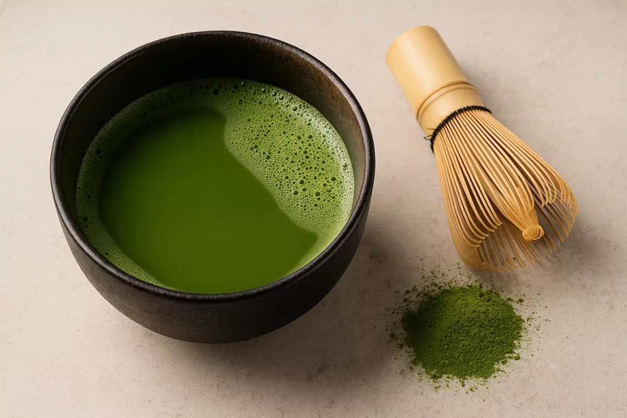 Matcha bio – Thé vert japonais en poudre raffiné et sain
