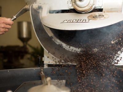 Comment est faite La torréfaction du café .